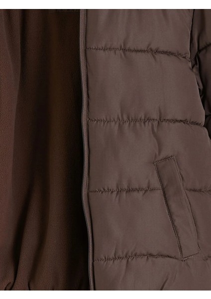 Lcw Kids Kahverengi Kapüşonlu Erkek Çocuk Şişme Mont fiyatları