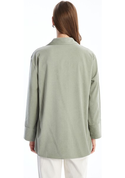 Yeni Sezon Süet Görünümlü Kadın Gömlek Tunik fırsatları