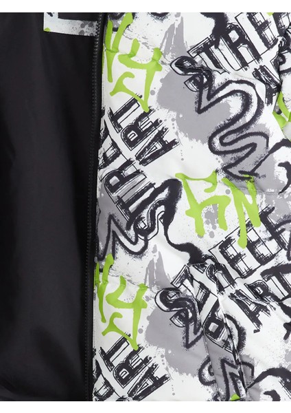 Lcw Kids Siyah Kapüşonlu Erkek Çocuk Şişme Mont fiyatları