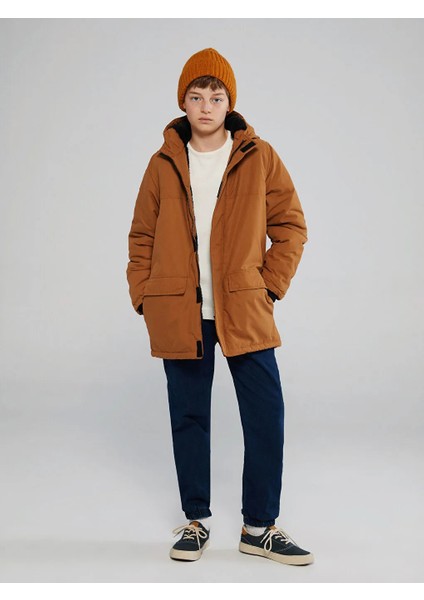 Lcw Kids Kahverengi Kapüşonlu Erkek Çocuk Mont fiyatları