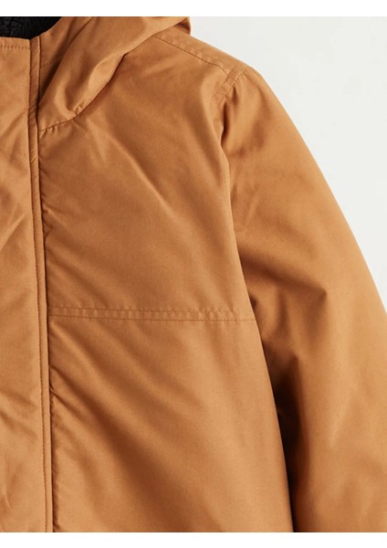 Lcw Kids Kahverengi Kapüşonlu Erkek Çocuk Mont fırsatları