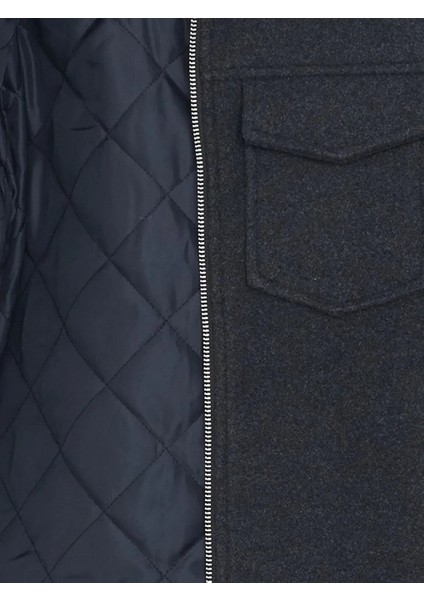 Lcw Vision Antrasit Pelüş Yaka Erkek Çocuk Kaşe Mont fiyatları