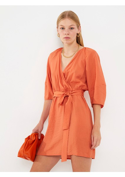 Yeni Sezon Kadın V Yaka Düz Elbise fiyatları