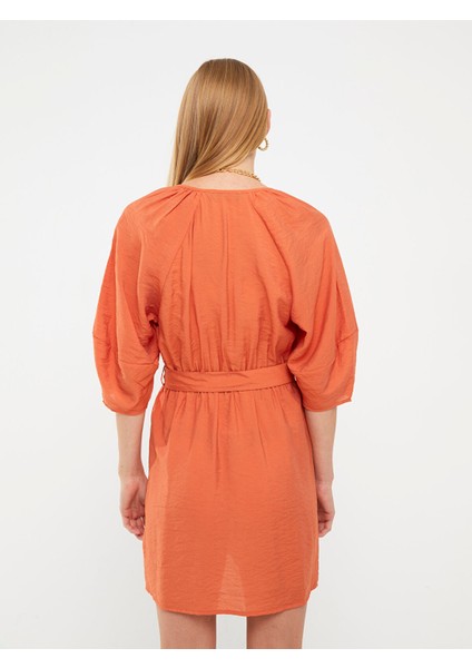 Yeni Sezon Kadın V Yaka Düz Elbise indirimleri