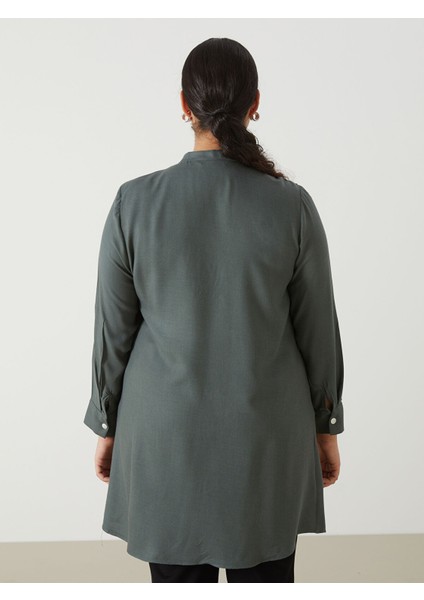 Yeni Sezon Hakim Yaka Kadın Gömlek Tunik fırsatları