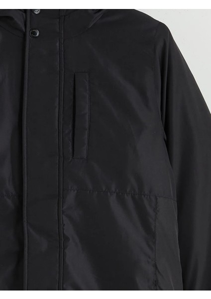 Lcw Kids Siyah Kapüşonlu Erkek Çocuk Mont modelleri