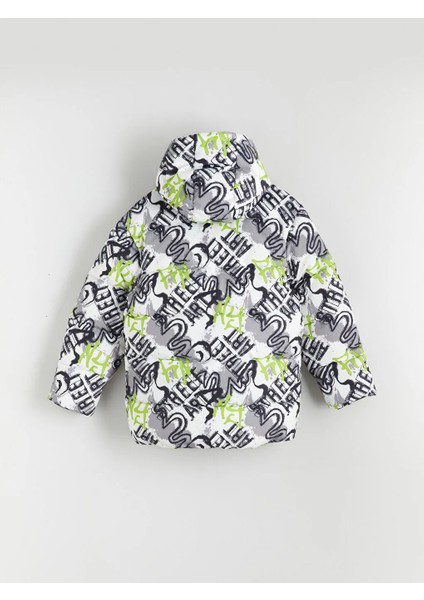 Lcw Kids Siyah Kapüşonlu Erkek Çocuk Şişme Mont modelleri