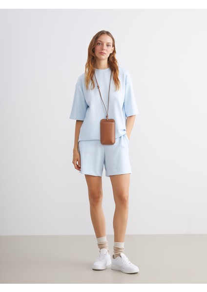 Yeni Sezon Beli Lastikli Kadın Şort