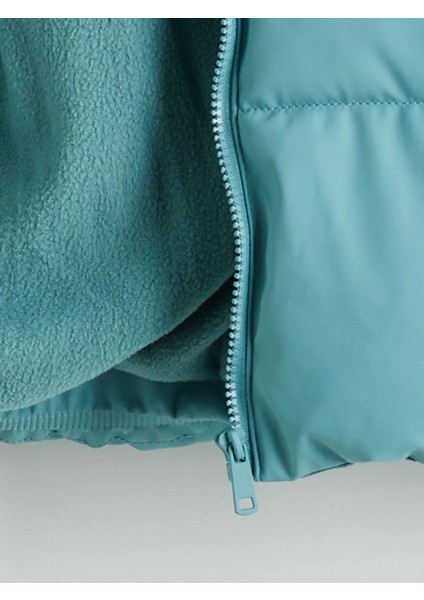 Lcw Kids Yeşil Kapüşonlu Erkek Çocuk Şişme Mont modelleri