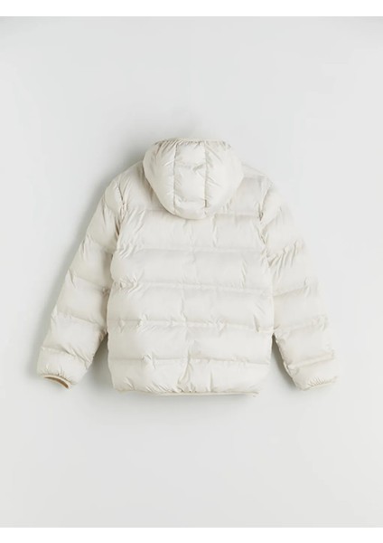 Lcw Kids Bej Kapüşonlu Erkek Çocuk Şişme Mont fırsatları