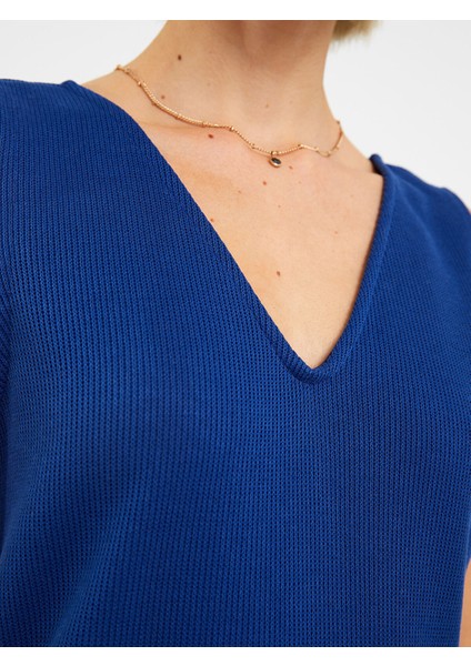 Yeni Sezon Kadın V Yaka Düz Tüvit Elbise fırsatları