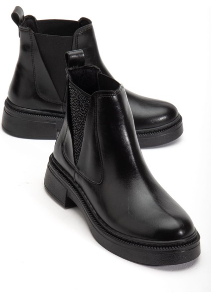 Siyah Parlak Cilt Model Bot & Bootie fırsatları