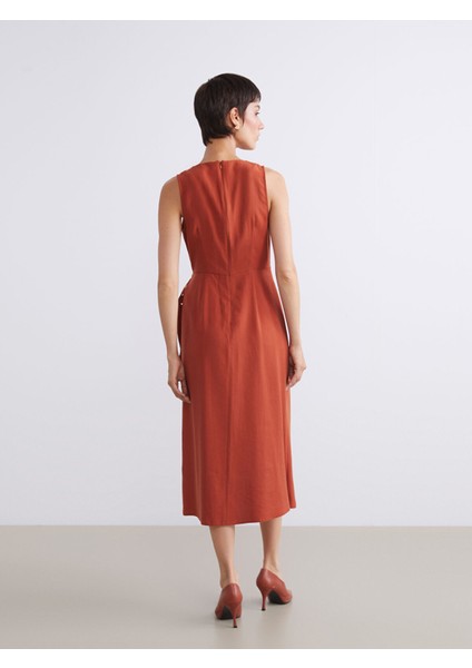 Yeni Sezon Bisiklet Yaka Kemerli Elbise fırsatları