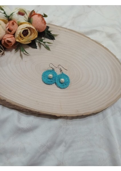 Mavi Örgü Küpe fiyatları