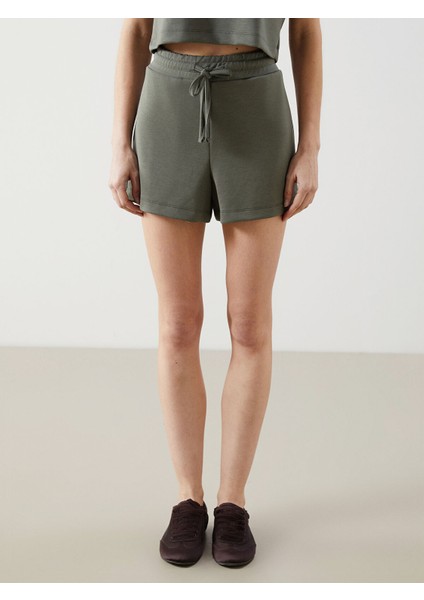 Yeni Sezon Beli Lastikli Kadın Şort fiyatları