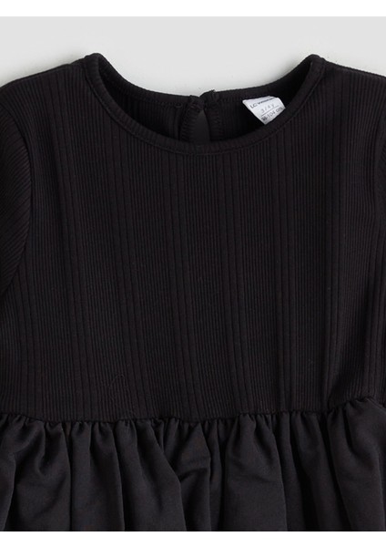 Yeni Sezon Katkat Kız Çocuk Balon Elbise modelleri