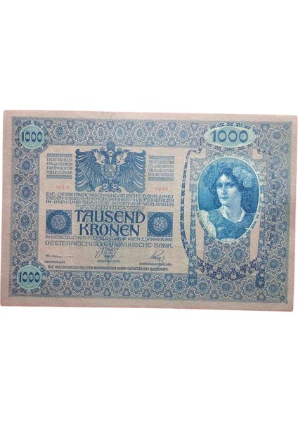 Avusturya Macaristan 1000 Kronen 1902 Koleksiyon Yabancı Kağıt Para. fiyatları