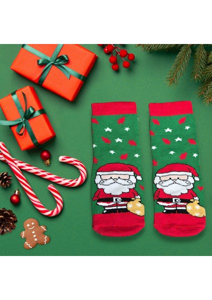 - Yeni Yıl Çocuk Çorap Koleksiyonu – Kaydırmazlı | Hediye Paketli