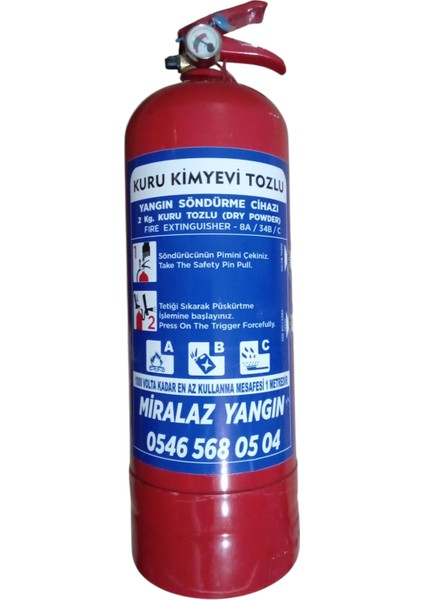 2 kg Yangın Tüpü 4yıllık