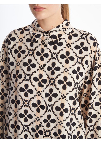 Yeni Sezon Desenli Kadın Gömlek Tunik modelleri