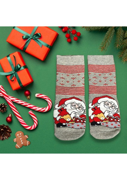 - Yeni Yıl Çocuk Çorap Koleksiyonu – Kaydırmazlı | Hediye Paketli