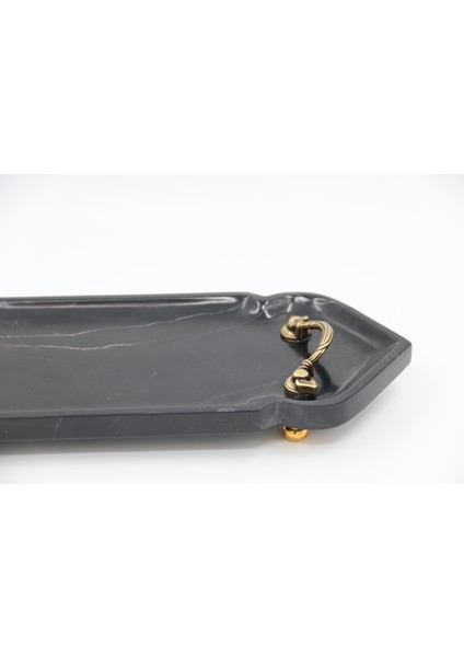 Dekoratif Tabak Siyah Mermer Doğal Taş Bronz fiyatları