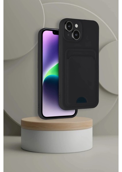 iPhone 14 Kılıf Kelvin Kartvizitli Silikon - Kırmızı fiyatları