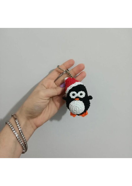 Penguen Anahtarlık