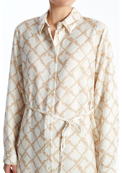 Yeni Sezon Desenli Kadın Gömlek Tunik modelleri