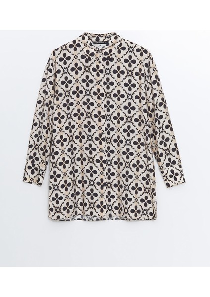 Yeni Sezon Desenli Kadın Gömlek Tunik indirimleri