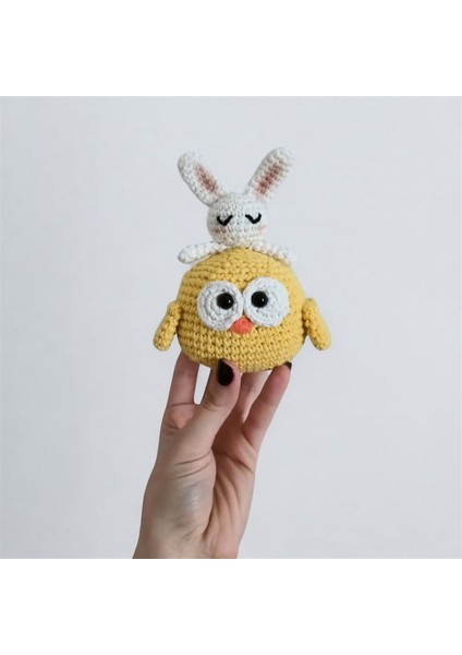 Tavşan Civciv Couple Figür