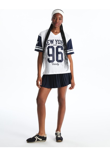 Yeni Sezon Beli Lastikli Pileli Kadın Spor Şort Etek