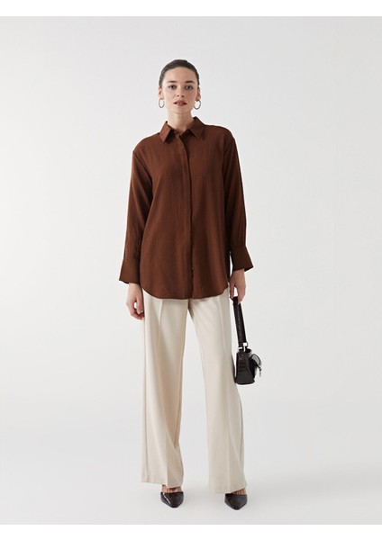 Yeni Sezon Dokulu Krinkle Kadın Gömlek Tunik fiyatları