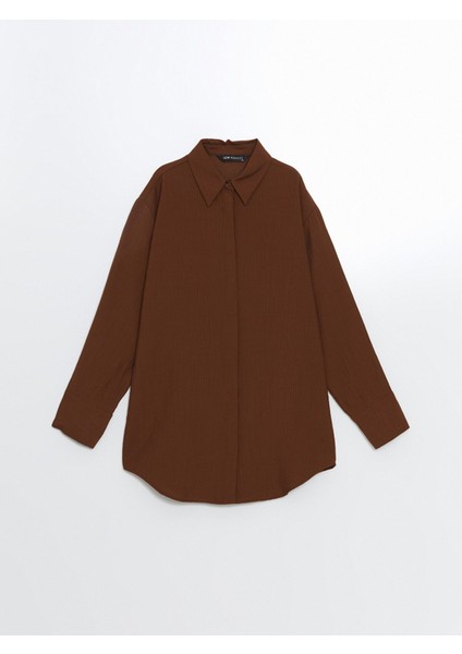 Yeni Sezon Dokulu Krinkle Kadın Gömlek Tunik indirimleri