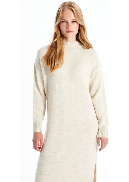 Yeni Sezon Yarım Balıkçı Yaka Kadın Triko Elbise fiyatları