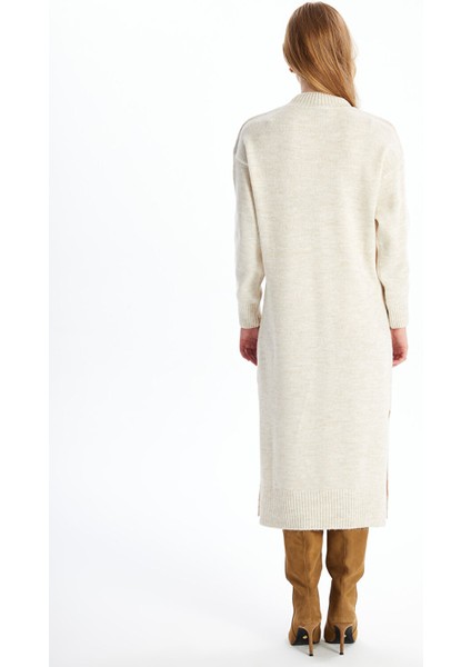 Yeni Sezon Yarım Balıkçı Yaka Kadın Triko Elbise fırsatları