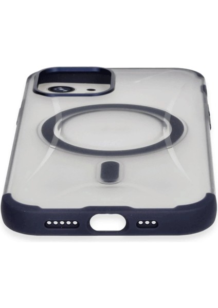 iPhone 11 Hilton Magsafe Kapak - Lacivert modelleri