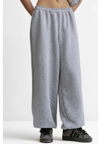 Kışlık Bol Kalıp Eşofman Altı Lastikli Paça Erkek / Kadın modelleri