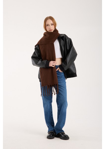 Unisex Puffy Düz Renk Şal Atkı fiyatları