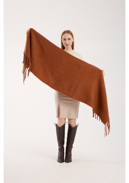 Unisex Puffy Düz Renk Şal Atkı fırsatları