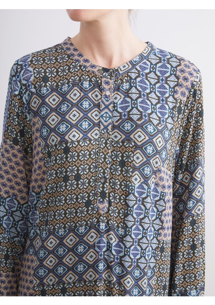 Yeni Sezon Bisiklet Yaka Desenli Elbise modelleri