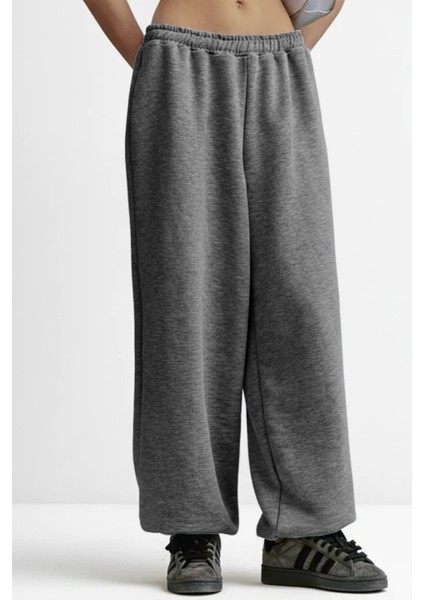 Kışlık Bol Kalıp Eşofman Altı Lastikli Paça Erkek / Kadın modelleri