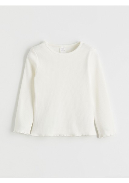 Yeni Sezon Bisiklet Yaka Çiçekli Kız Bebek Elbise ve Tişört fırsatları