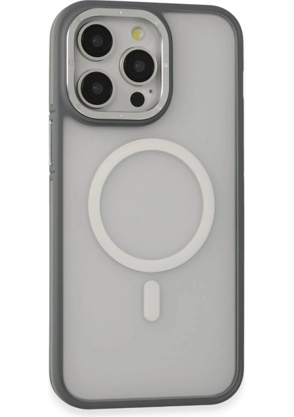 iPhone 14 Pro Kılıf Rocky Magsafe Kapak - Gümüş