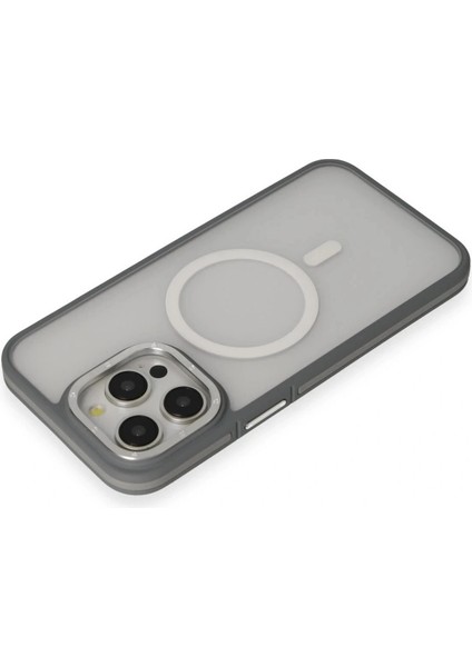 iPhone 14 Pro Kılıf Rocky Magsafe Kapak - Gümüş modelleri