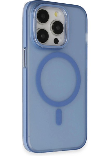 iPhone 14 Pro Max Frost Standlı Magsafe Kapak - Sierra Blue fiyatları