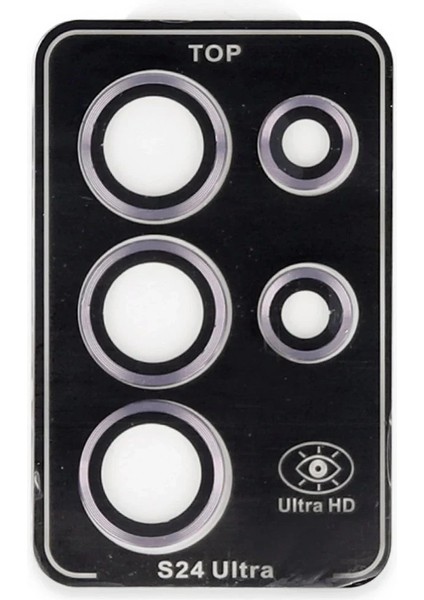 Samsung Galaxy S24 Ultra Pvd Metal Kamera Lens - Pembe modelleri