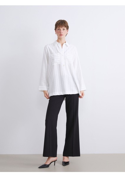 Yeni Sezon Çizgili Kadın Gömlek Tunik indirimleri