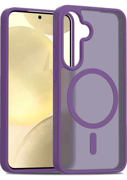 Samsung Galaxy S24 Jota Magsafe Kapak - Derin Mor modelleri