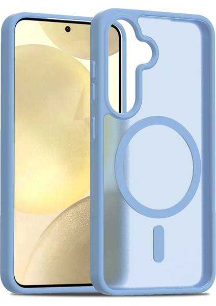 Samsung Galaxy S24 Jota Magsafe Kapak - Açık Mavi modelleri